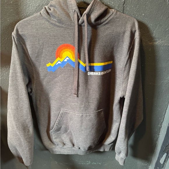 Women’s Dierks Bentley Country Promo Grey Hoodie Size Small - Picture 1 of 4